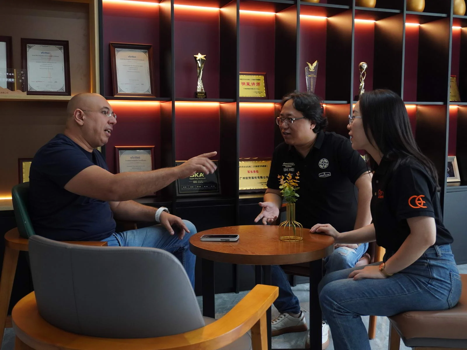 Client Visits and Showroom Walkthroughs · view 4