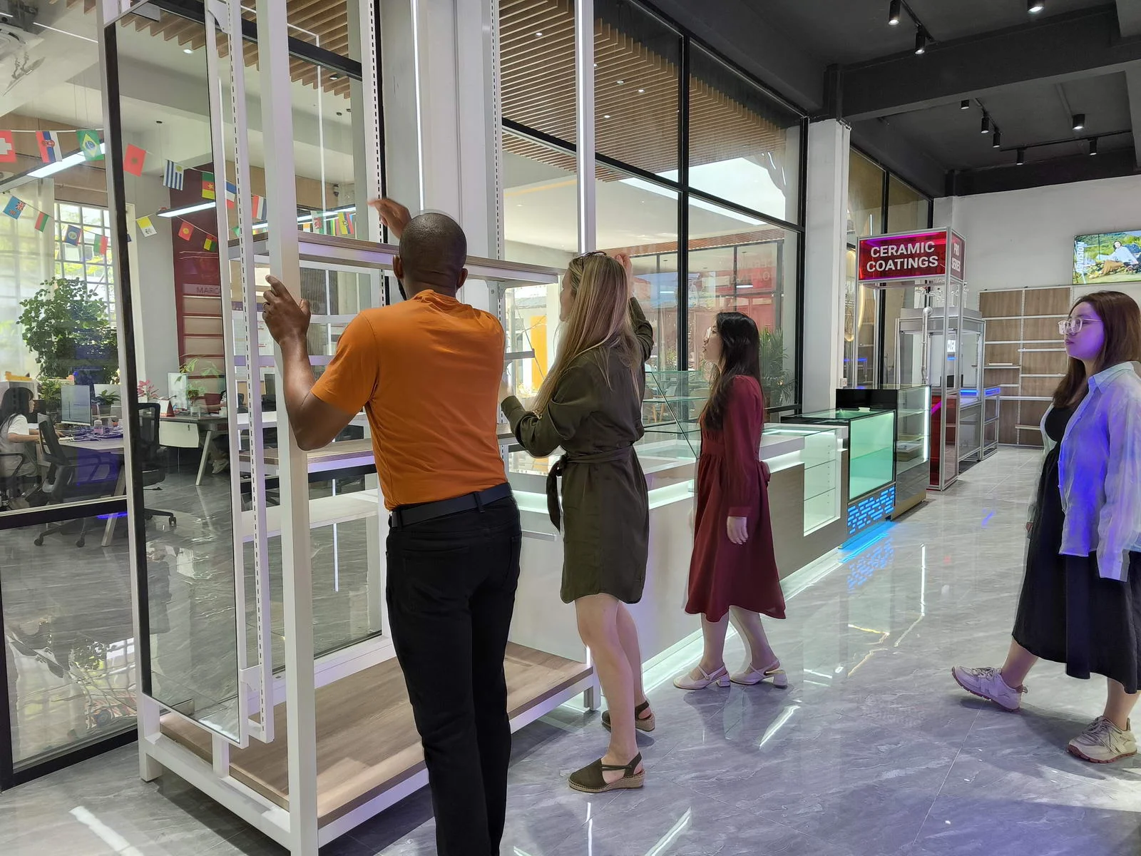 Client Visits and Showroom Walkthroughs · view 7