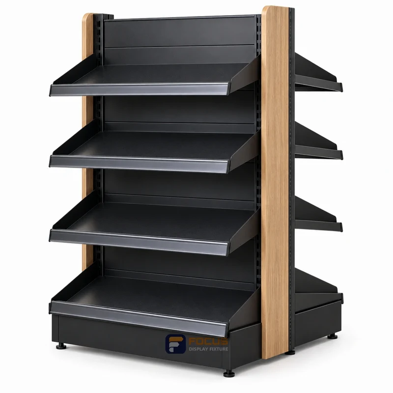 gondola shelving fixture, reference FC-006