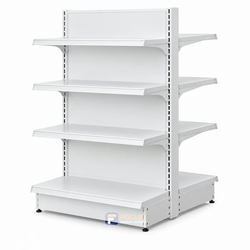 gondola shelving fixture, reference FC-007