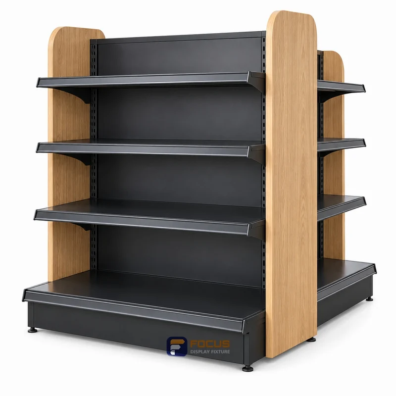 gondola shelving fixture, reference FC-008