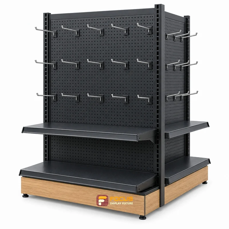 gondola shelving fixture, reference FC-009