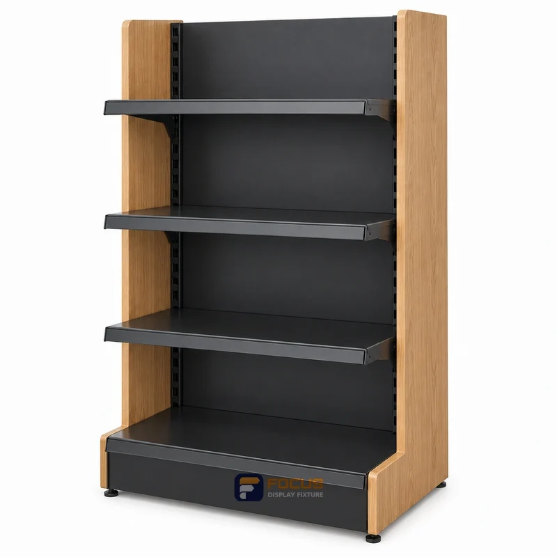 end cap displays fixture, reference FC-021