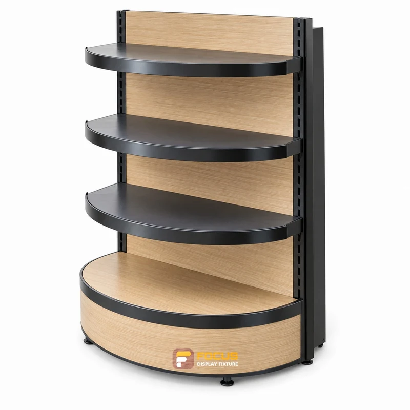 end cap displays fixture, reference FC-022