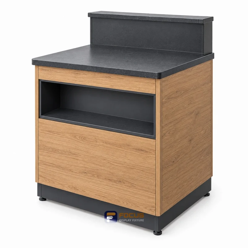 checkout counters fixture, reference FC-035