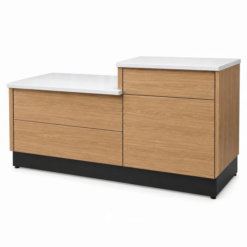 checkout counters fixture, reference FC-036