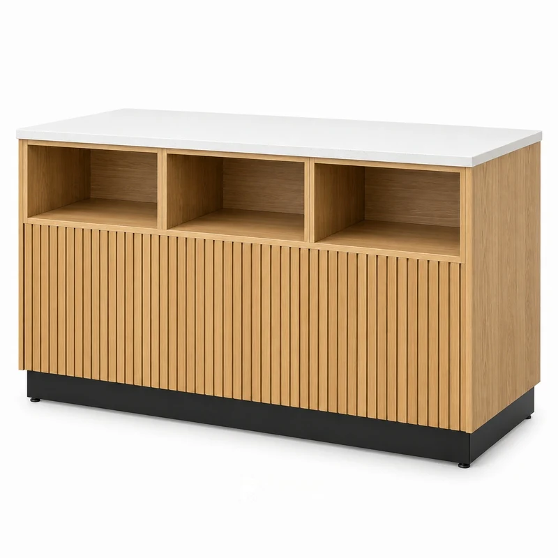 back counter cabinets fixture, reference FC-040