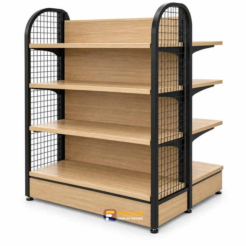 gondola shelving fixture, reference FC-061