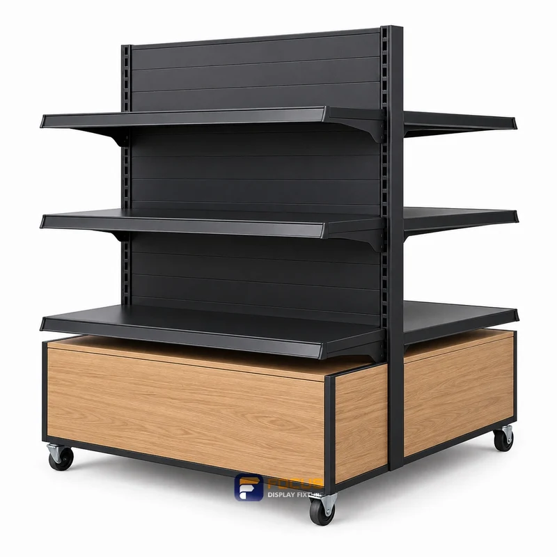 gondola shelving fixture, reference FC-064