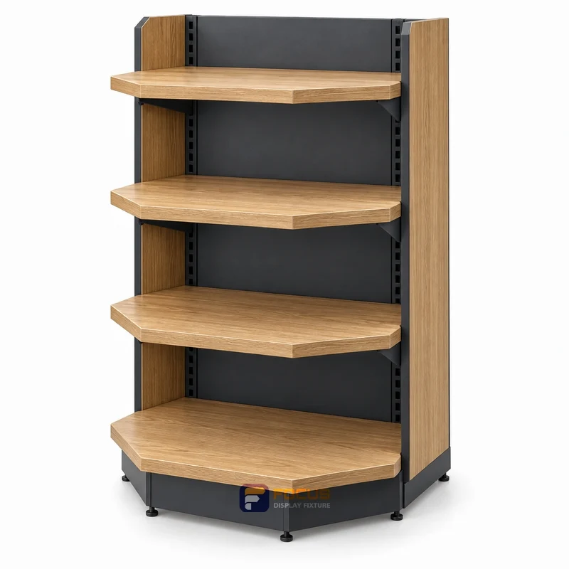 end cap displays fixture, reference FC-069