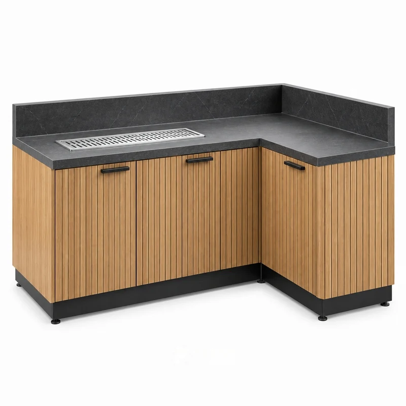 coffee beverage counters fixture, reference FC-081