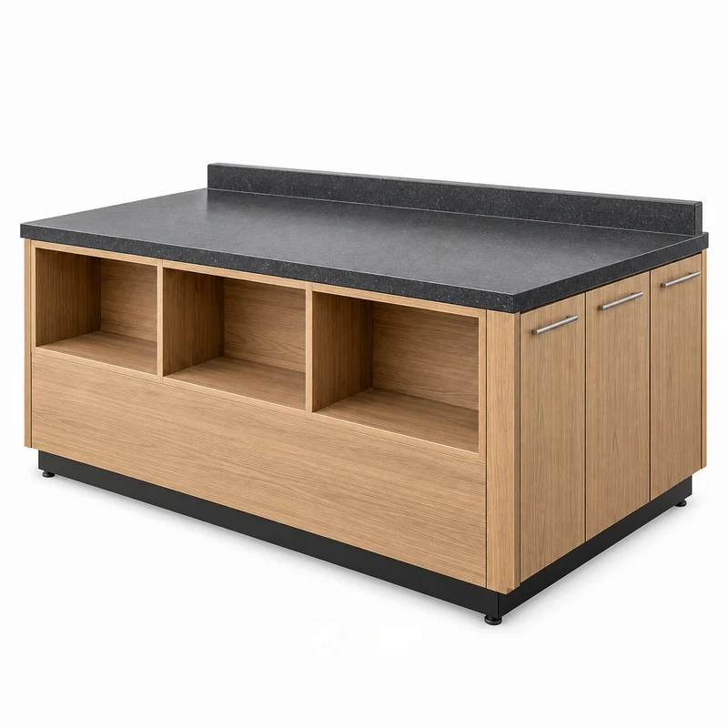 coffee beverage counters fixture, reference FC-082
