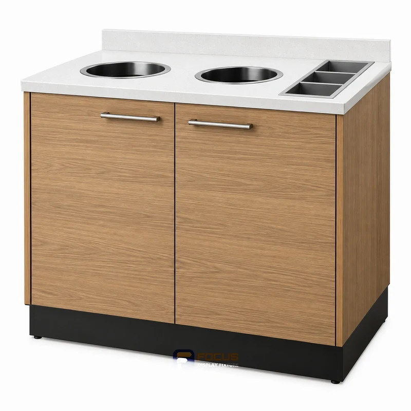 waste condiment cabinets fixture, reference FC-086