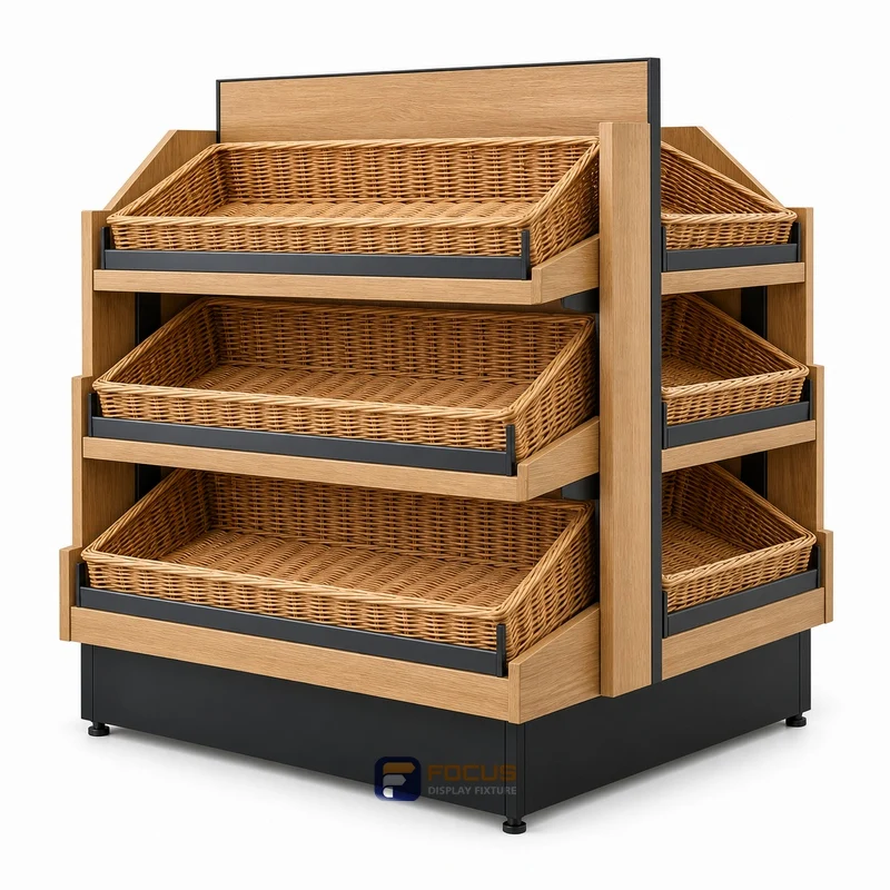bakery displays fixture, reference FC-090