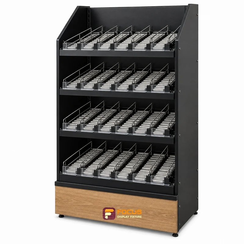 beverage display racks fixture, reference FC-100