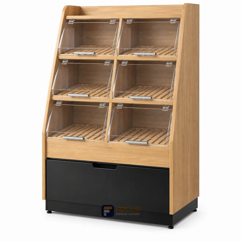 self serve pastry cases fixture, reference FC-109