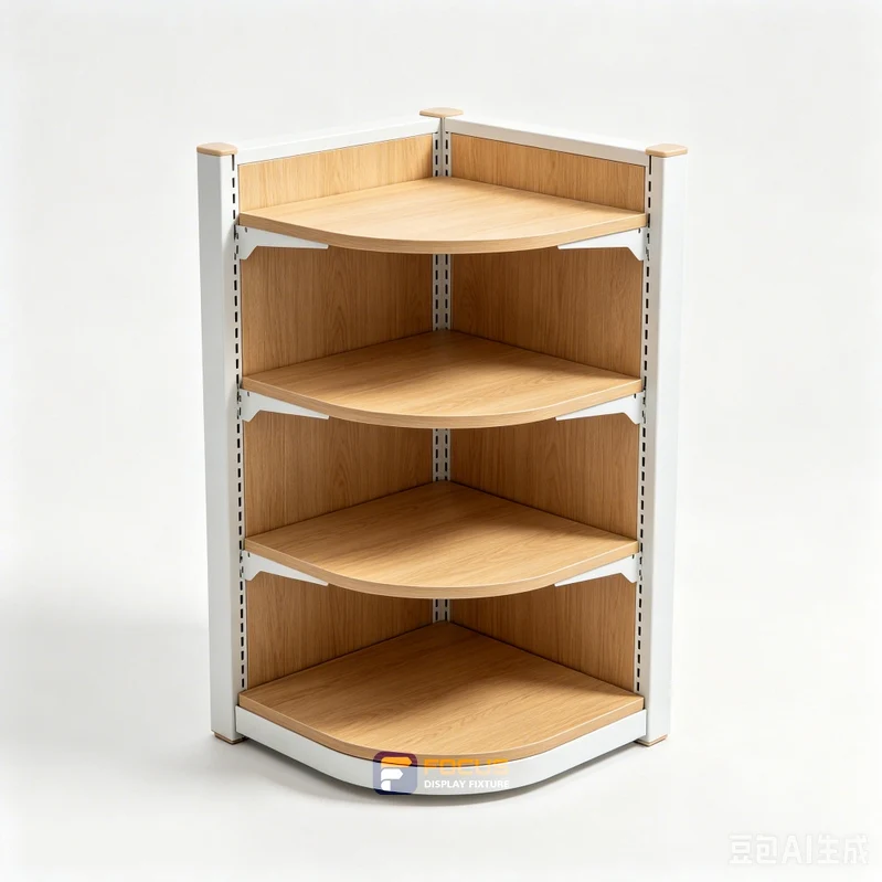 corner shelving fixture, reference FC-128