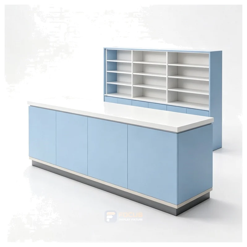 back counter cabinets fixture, reference FC-192