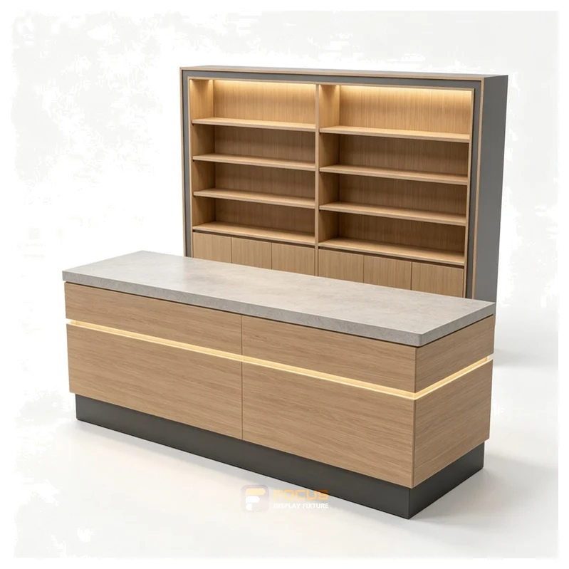 back counter cabinets fixture, reference FC-231