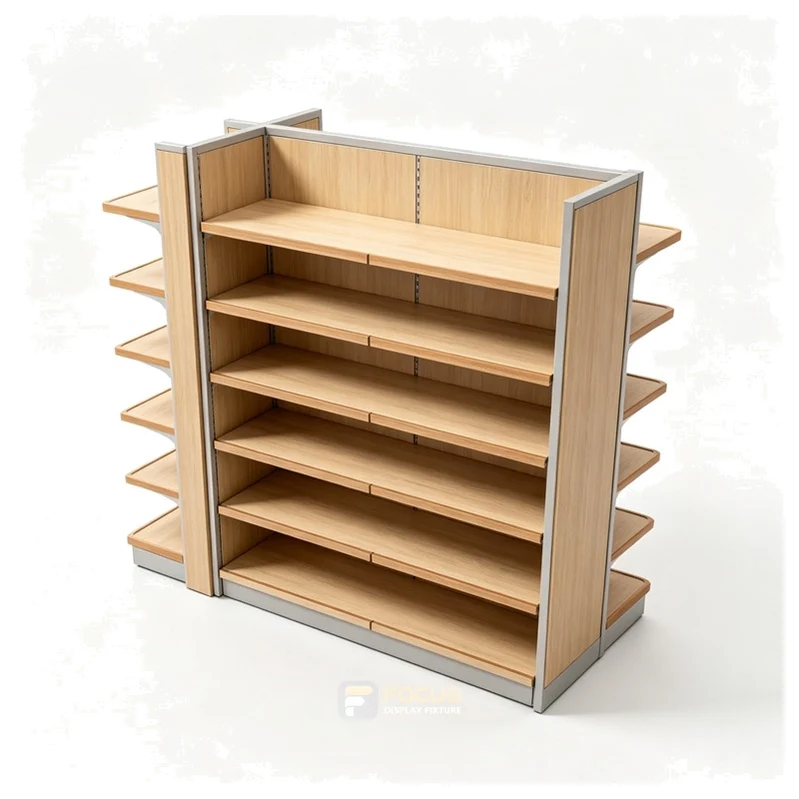 gondola shelving fixture, reference FC-239