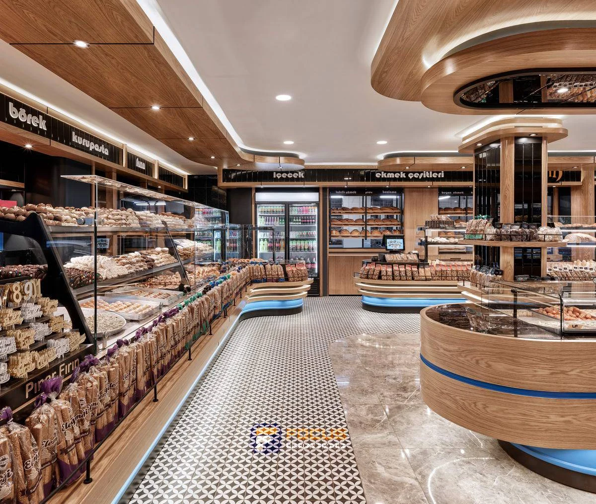 Store 01 — Bakery interior references, interior view 3