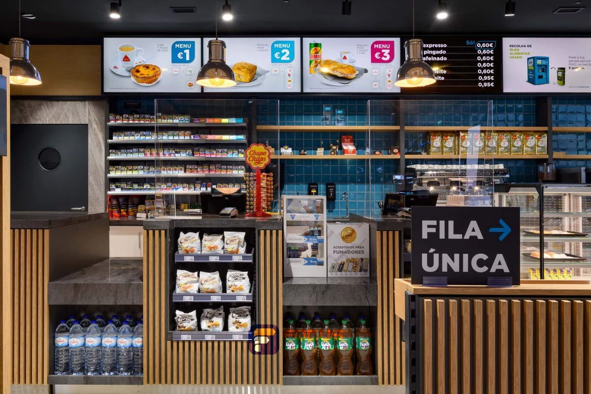 Store 02 — Travel-stop retail, interior view 5