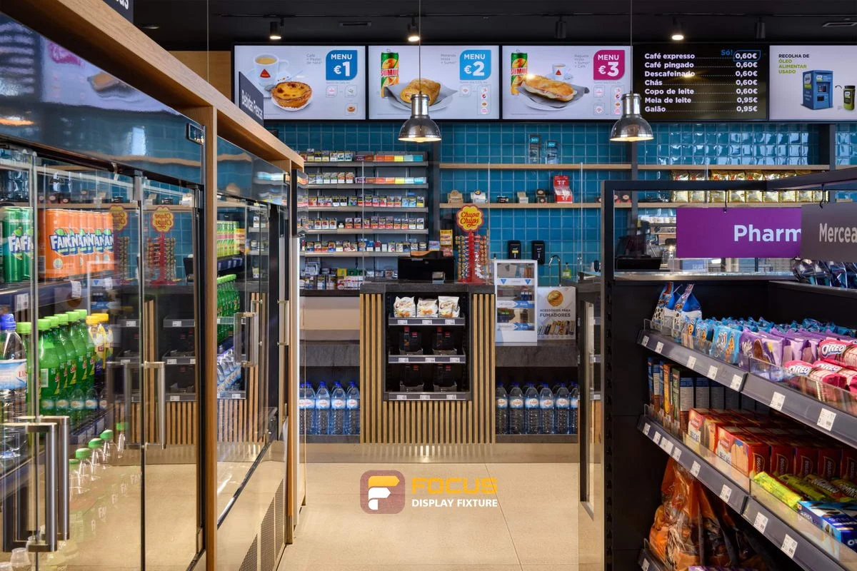 Store 02 — Travel-stop retail, interior view 6
