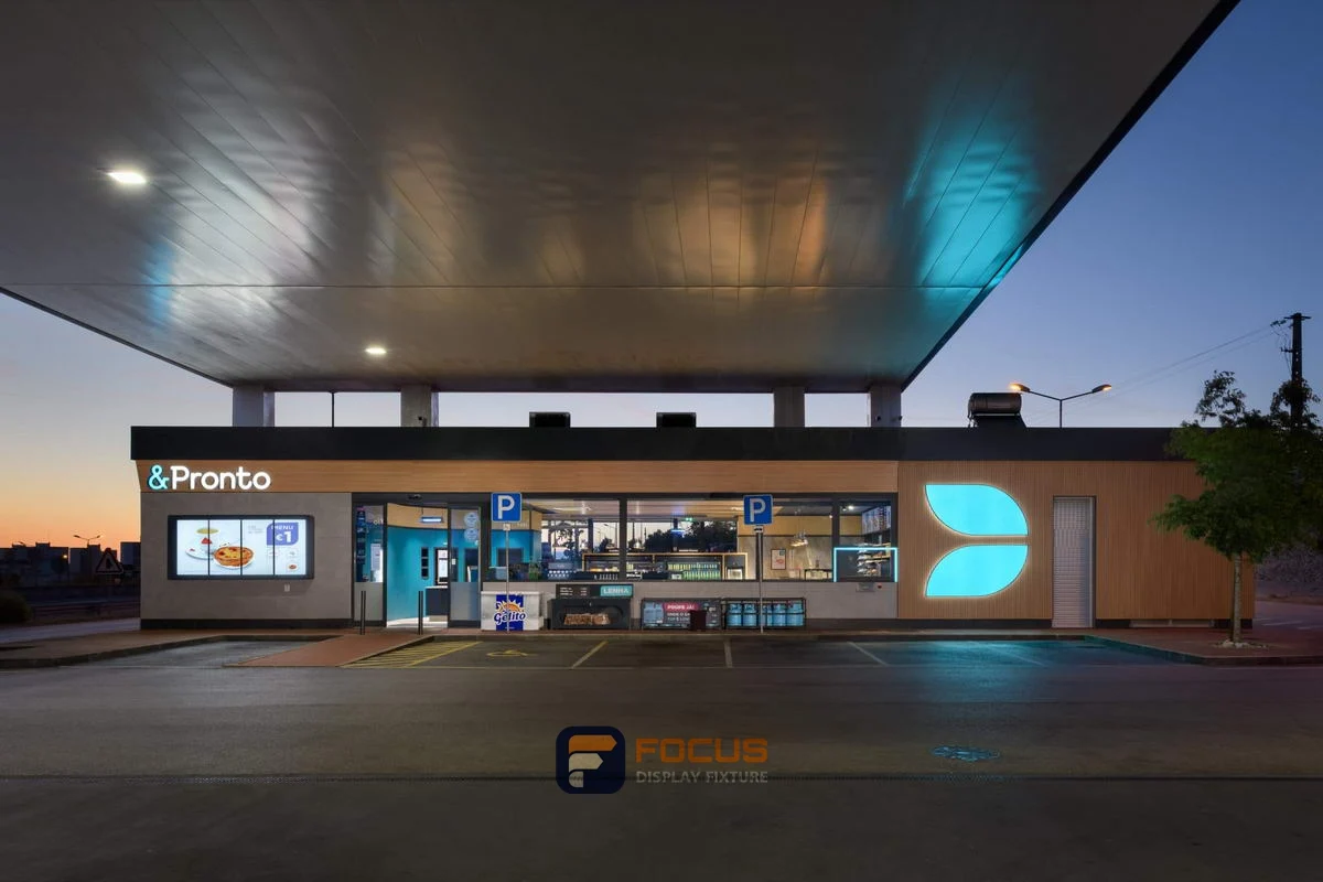 Store 02 — Travel-stop retail, interior view 7