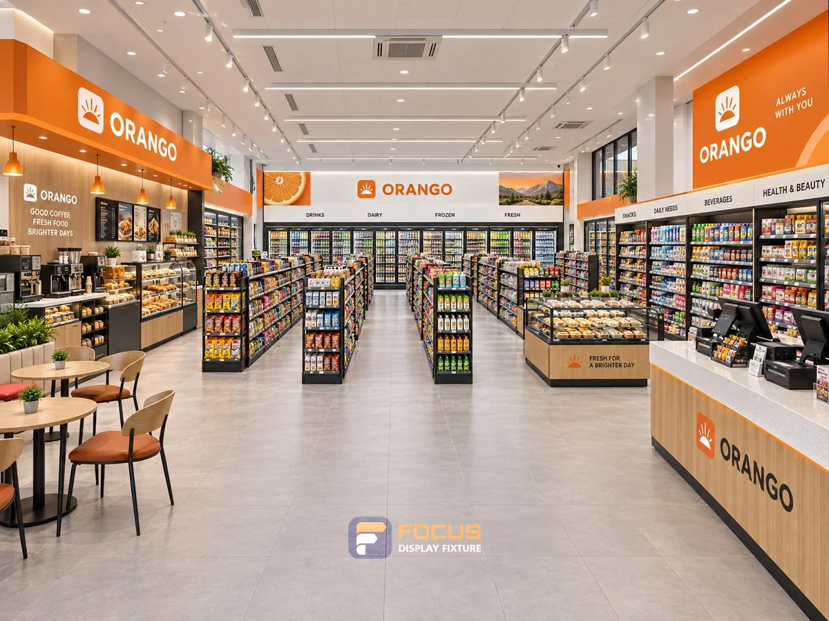 Store 11 — Orange energy convenience store, interior view 6