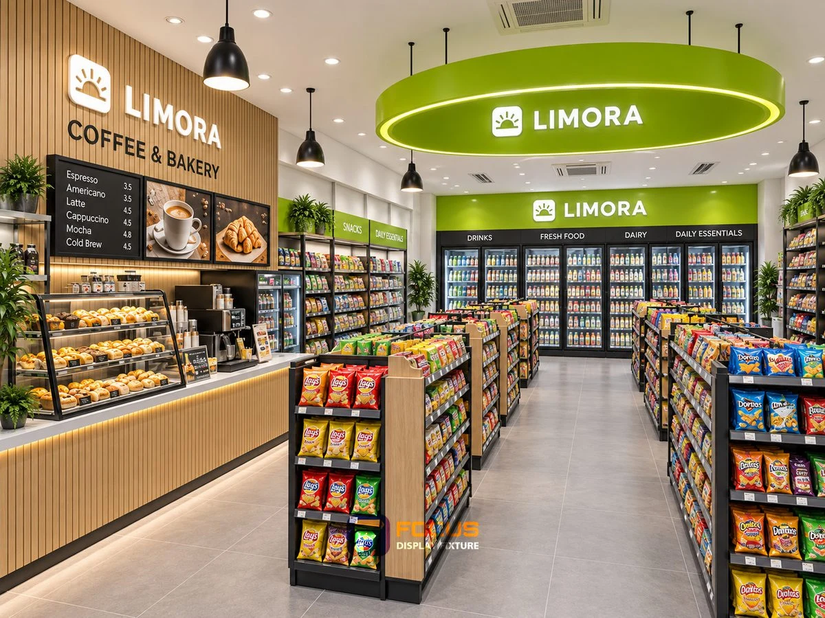 Store 12 — Fresh lime convenience store, interior view 4