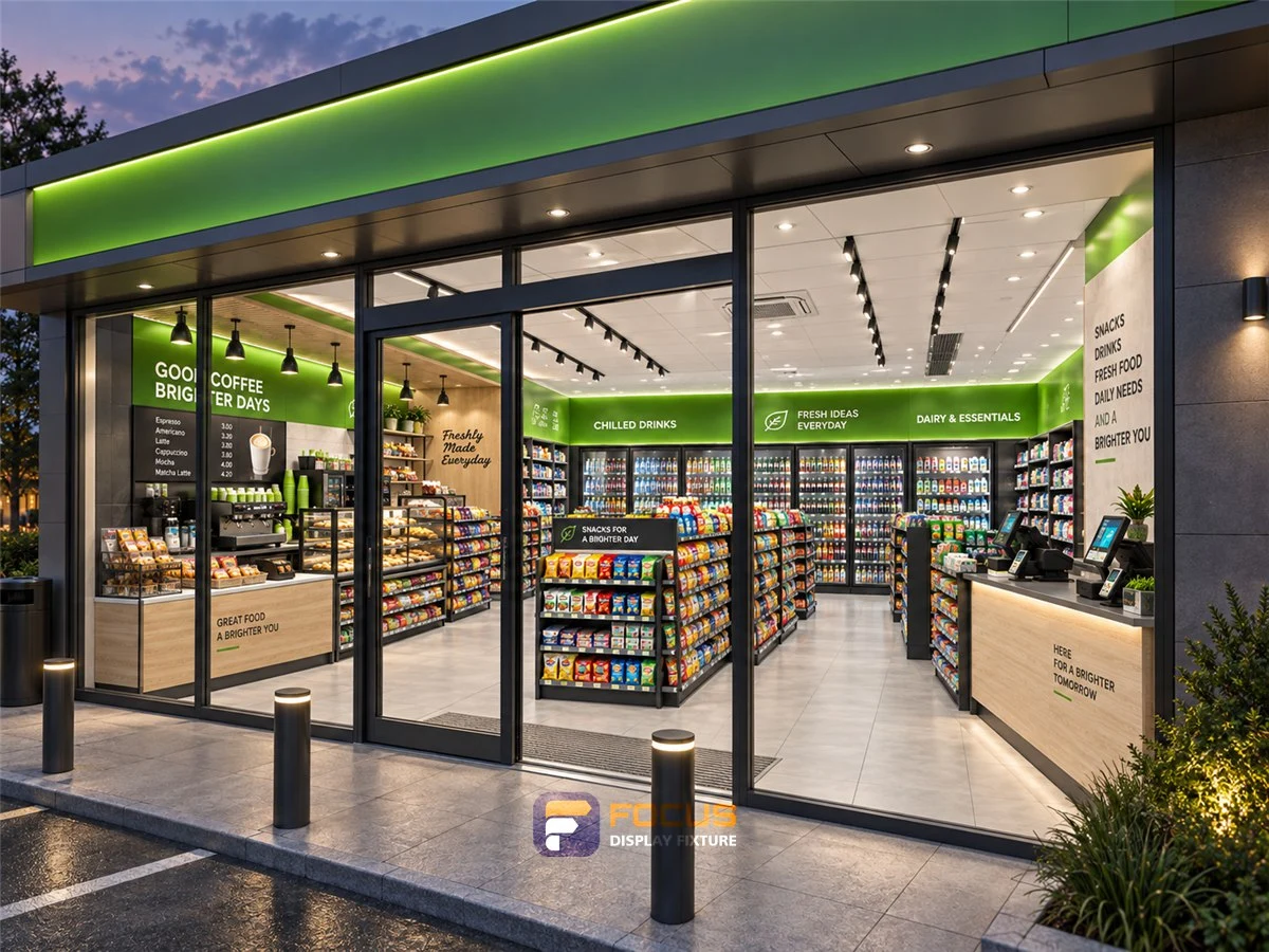 Store 13 — Green market convenience store, interior view 5