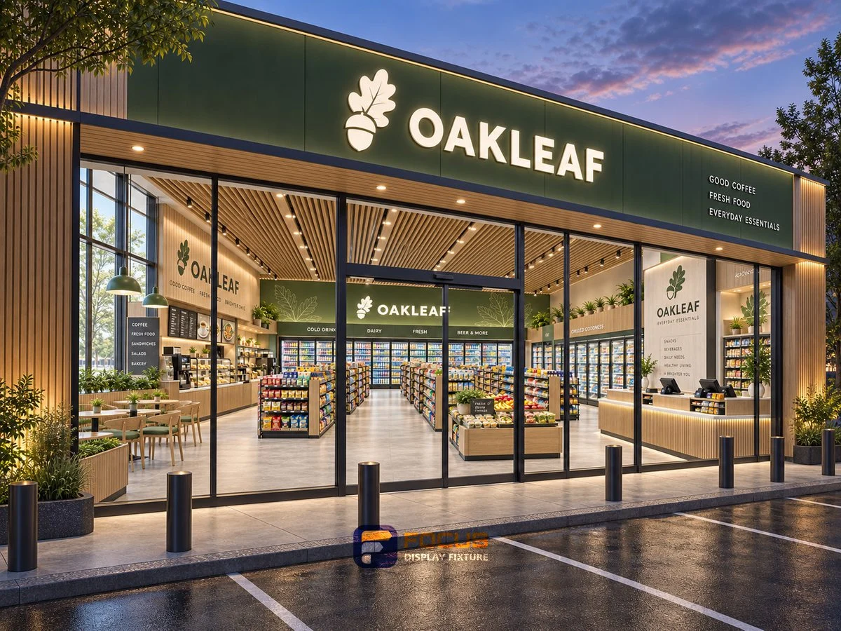 Store 20 — Natural green convenience store, interior view 5