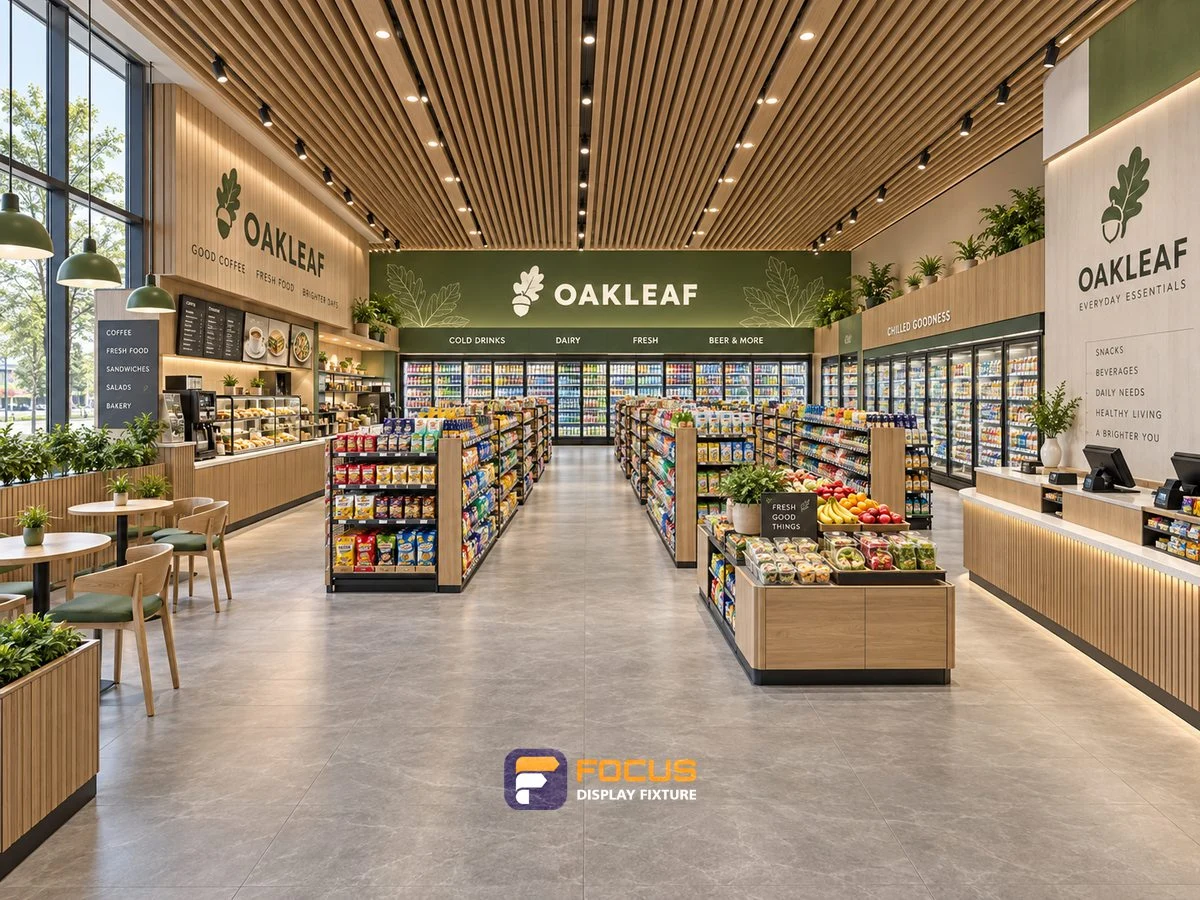 Store 20 — Natural green convenience store, interior view 6