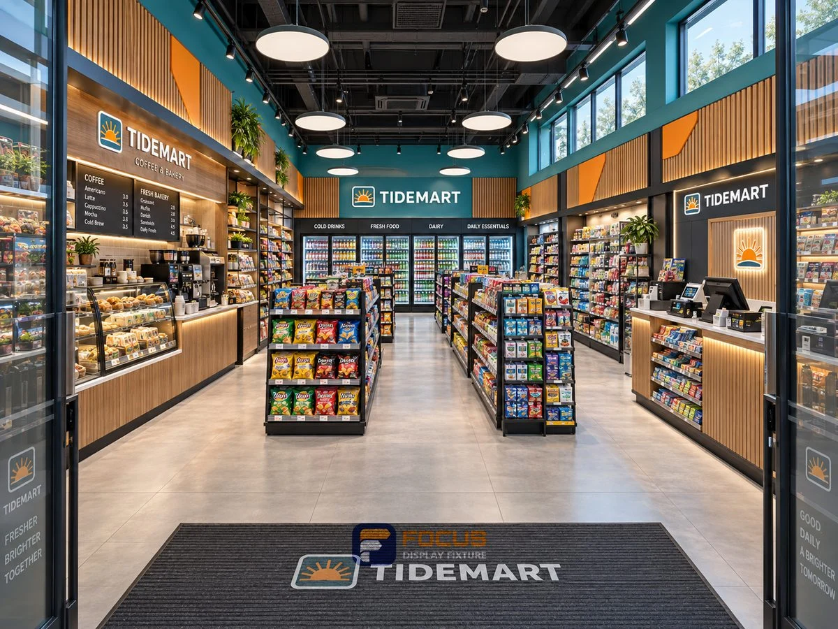 Store 31 — Teal market convenience store, interior view 5
