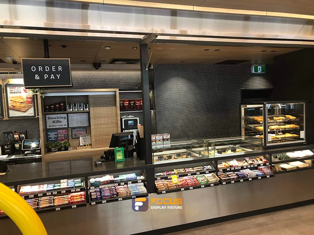 Store 34 — Self-service food store, interior view 8