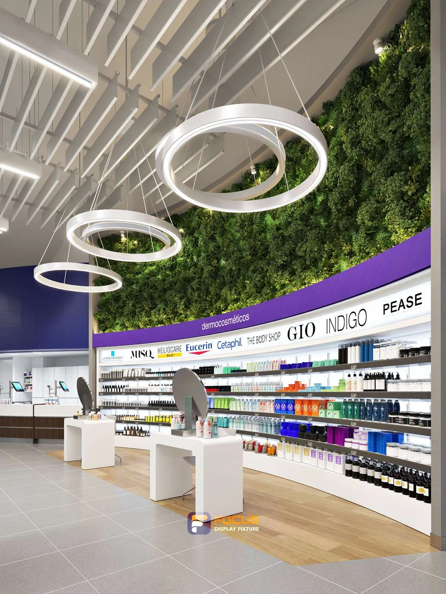 Store 35 — Adjacent retail shelving, interior view 5