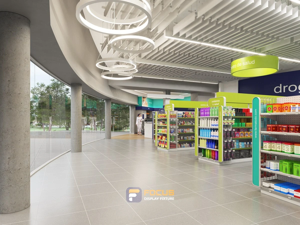 Store 35 — Adjacent retail shelving, interior view 6