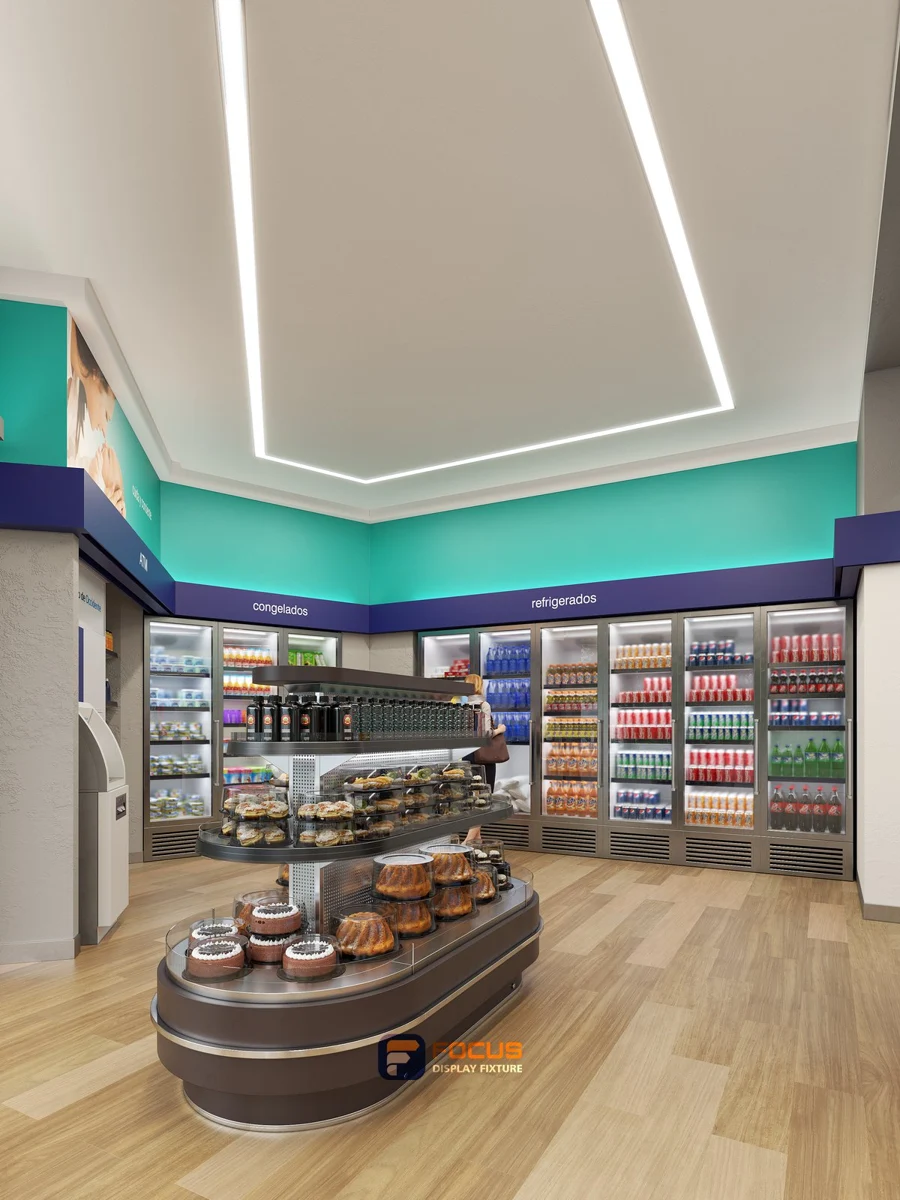 Store 35 — Adjacent retail shelving, interior view 9