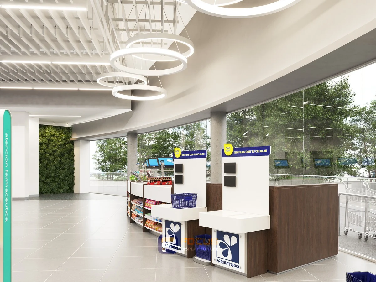 Store 35 — Adjacent retail shelving, interior view 10