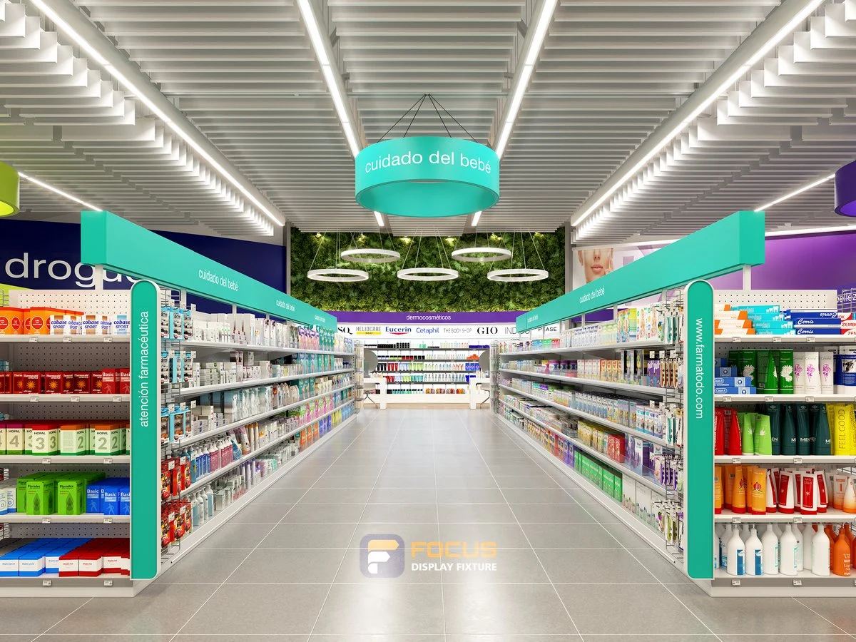 Store 35 — Adjacent retail shelving, interior view 11