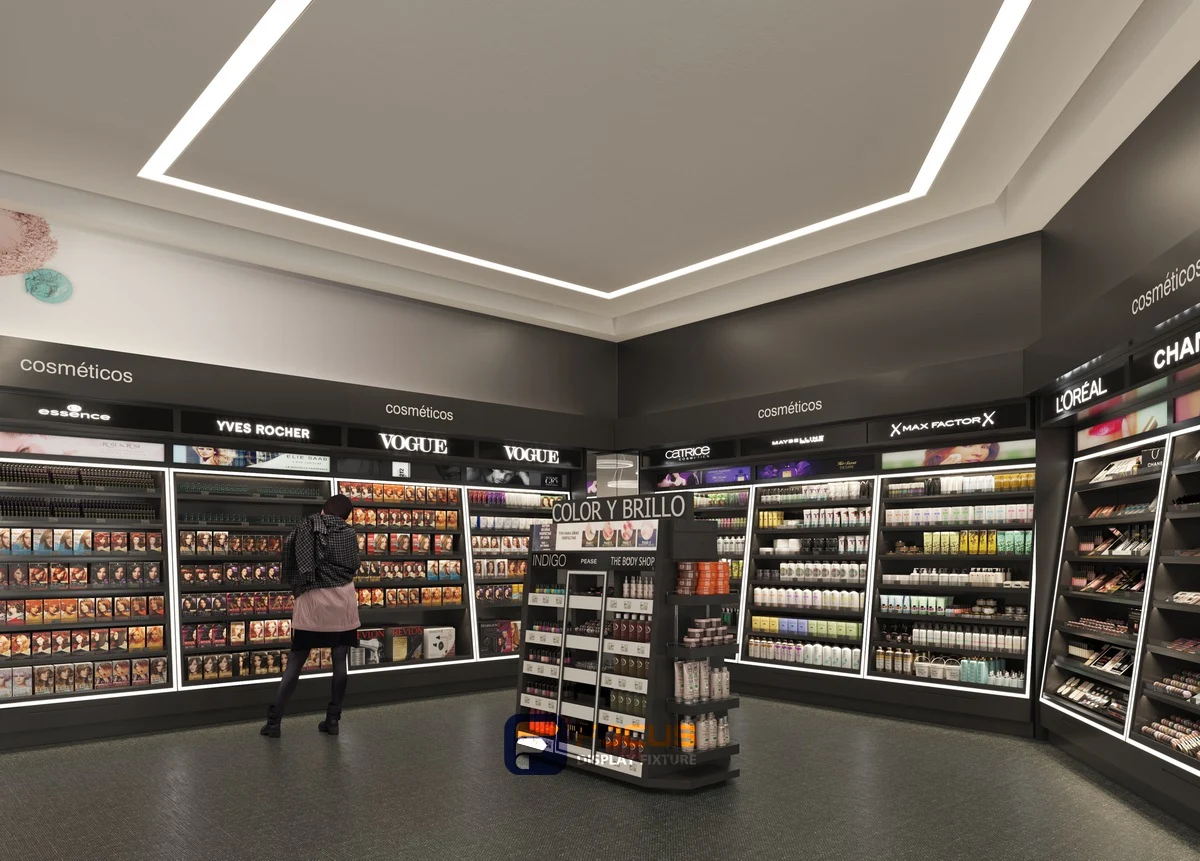 Store 35 — Adjacent retail shelving, interior view 12